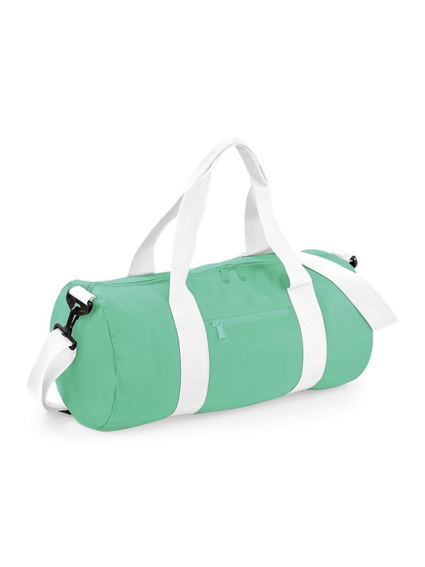 mint green/white